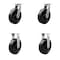 Service Caster 10'' Extra Heavy Duty Phenolic Wheel Caster Set 2 Swivel 2 Rigid , 4PK CRAN-SCC-KP92S1030-PHR-2-R-2 - alternate 1